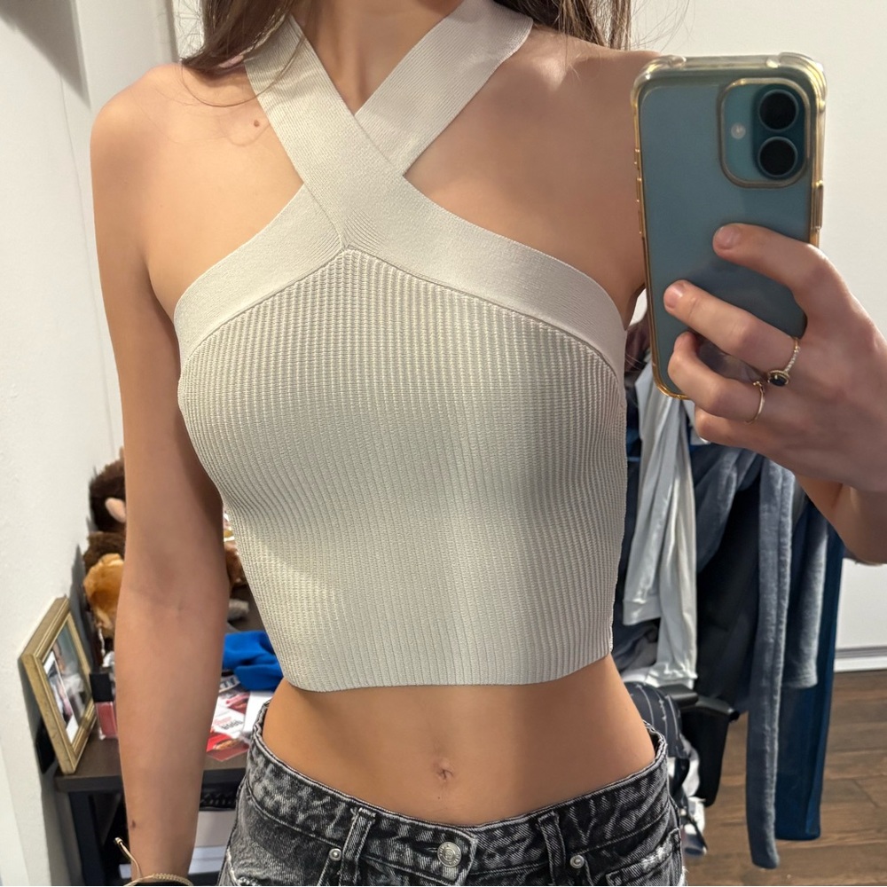 Babaton Cream Knit Fabric